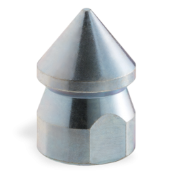 Tobera CÓNICA. CIEGA M6 1" (45x65)mm